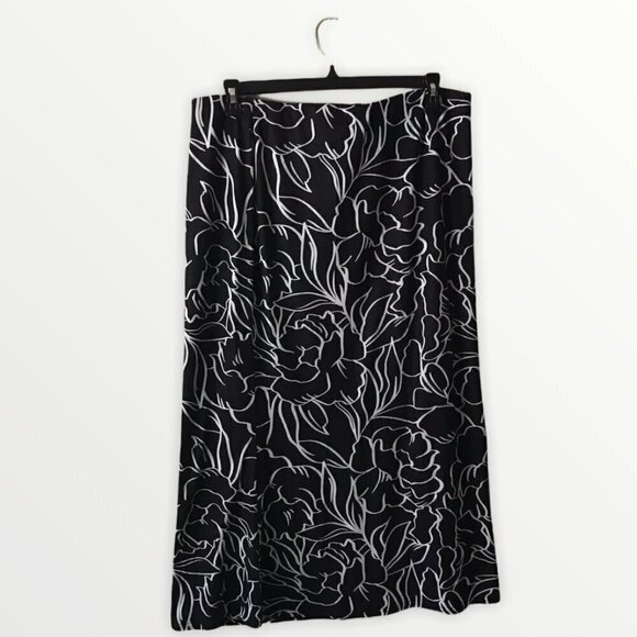 ASOS Floral Maxi A-Line Skirt - Picture 1 of 9